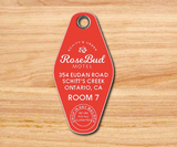 Rosebud Motel Keepsake Keychain